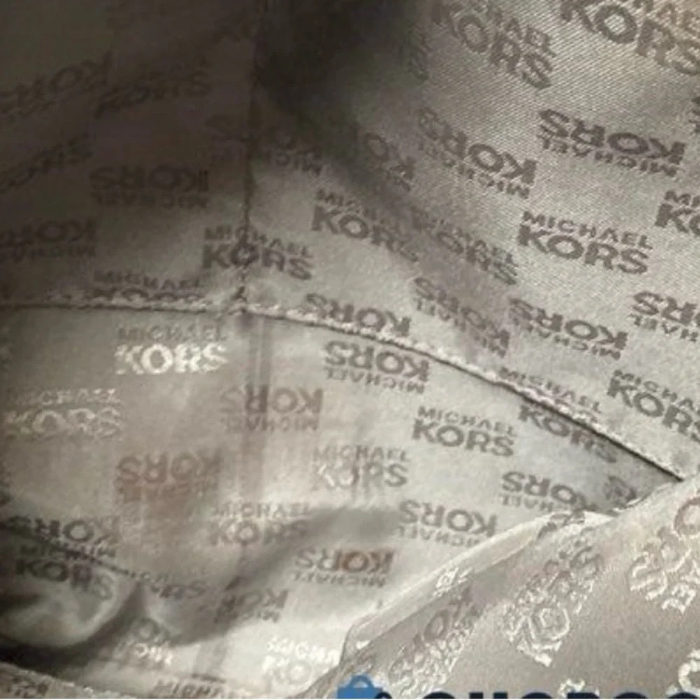 Michael Kors Blue Leather Shoulder Bag with Contrast Stitching - Picture 5 of 5